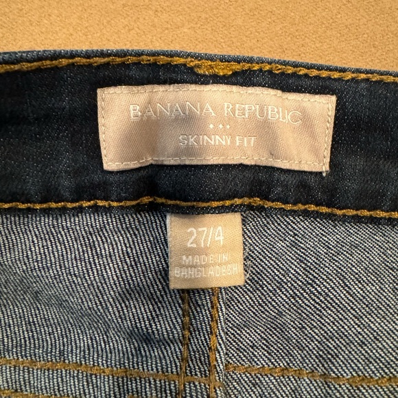 Banana Republic Skinny cuffed ankle jeans -,Size 4/27 - Picture 5 of 8